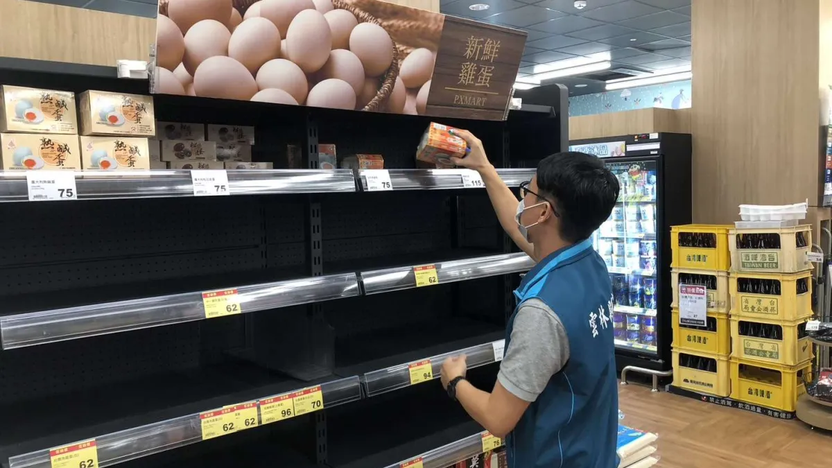 雲林縣衛生局查核巴西蛋品,守護消費者食的安全。(圖/雲林縣政府衛生局提供)
