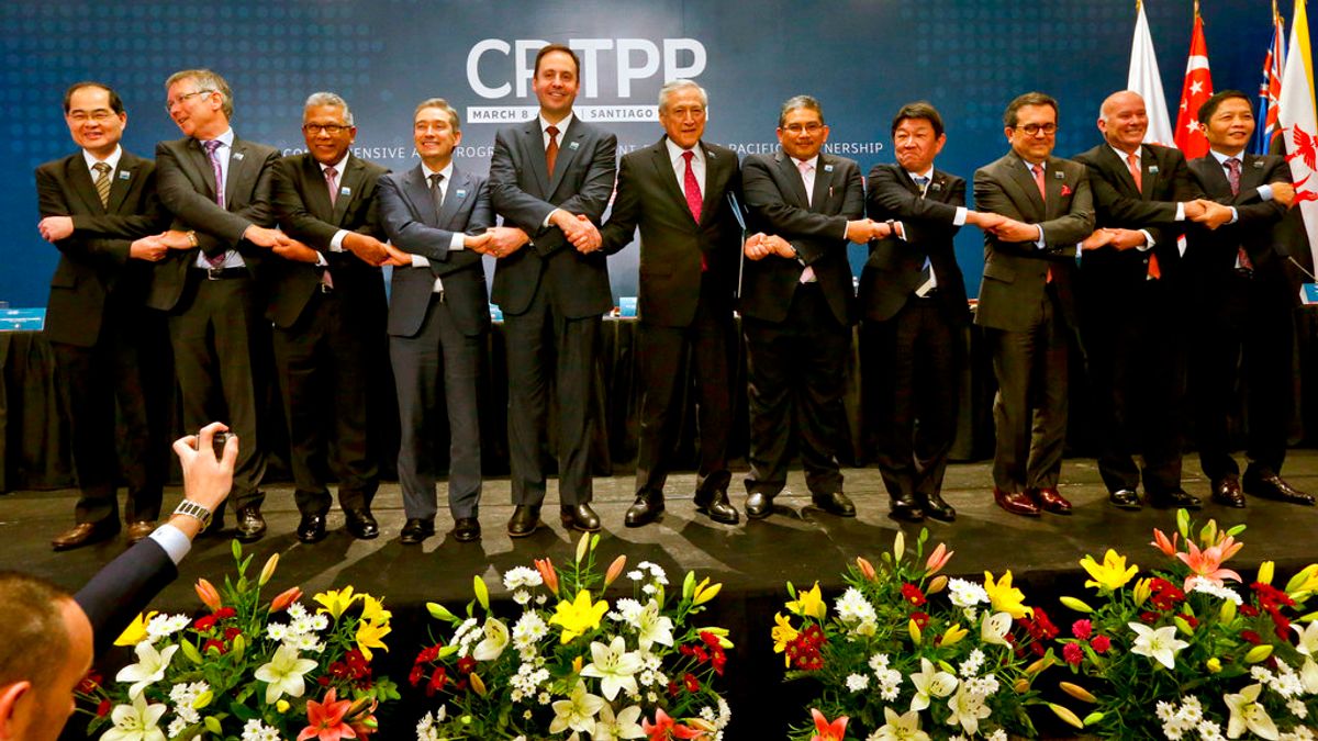 台北市日本工商会は、日本政府に対し台湾のCPTPP早期加盟への支持表明を呼びかけている。(資料写真、AP通信) 台北市日本工商会は、日本政府に対し台湾のCPTPP早期加盟への支持表明を呼びかけている。(資料写真、AP通信)