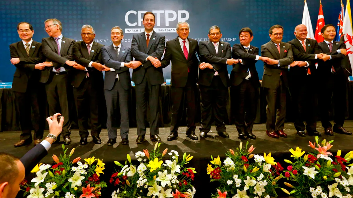 台北市日本工商会は、日本政府に対し台湾のCPTPP早期加盟への支持表明を呼びかけている。(資料写真、AP通信)