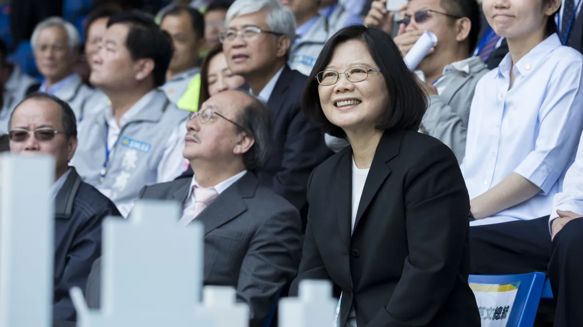 總統蔡英文就職即將滿周年,近來民調未見起色。(資料照片,近新竹市政府提供)