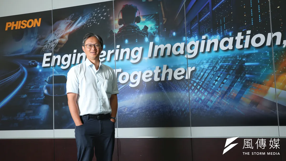 群聯(8299)創辦人暨執行長潘健成表示,目前DRAM、NAND Flash供給仍「非常不夠用」,即使中國記憶體廠新增產能陸續開出,也不用擔心供給過剩。(顏麟宇攝)