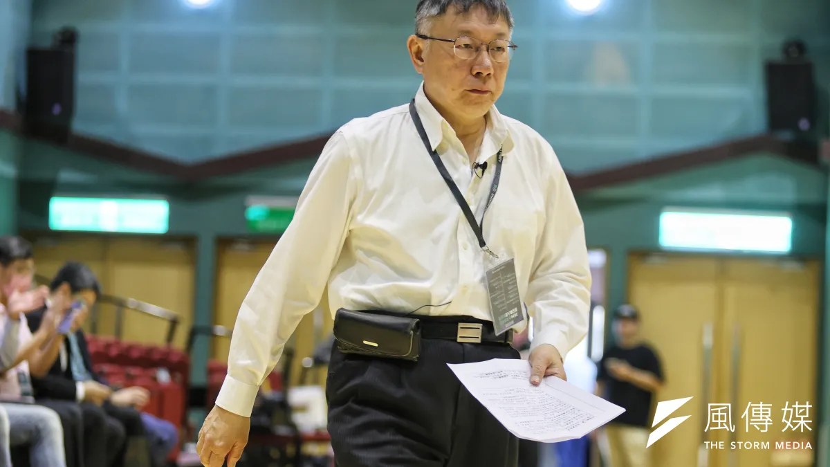 柯文哲(圖)如何領導台灣最大第三勢力民眾黨存活並茁壯,是相當大的考驗。(資料照,柯承惠攝)