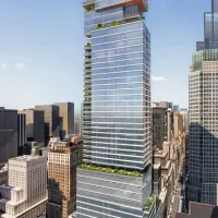 森ビルはニューヨークの最大手不動産会社SL Greenと共同で、同社初となる米国での超高層オフィス再開発事業「346 Madison Avenue」プロジェクトを始動させた。(写真/森ビル提供) 森ビルはニューヨークの最大手不動産会社SL Greenと共同で、同社初となる米国での超高層オフィス再開発事業「346 Madison Avenue」プロジェクトを始動させた。(写真/森ビル提供)