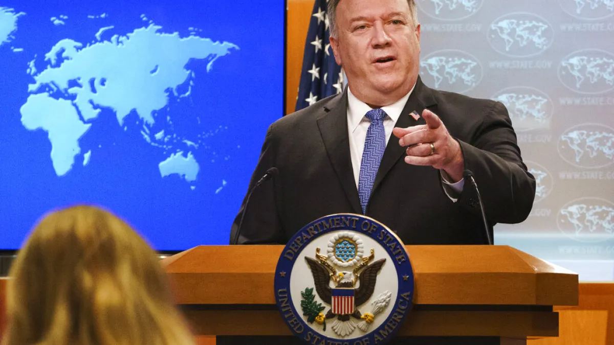 美國前國務卿龐畢歐(Mike Pompeo)將於3月初訪問台灣,此行除晉見蔡總統,也將接受副總統賴清德款宴,以及拜會立法院長游錫堃與外交部長吳釗燮,接受吳釗燮款宴。(資料照,美聯社)