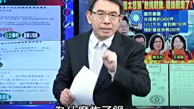 資深媒體人劉寶傑在《上報》投稿,認為現在誰主張一中、兩岸是內政問題,誰在為大陸攻台掃除路障。(資料照,翻攝自關鍵時刻YT)