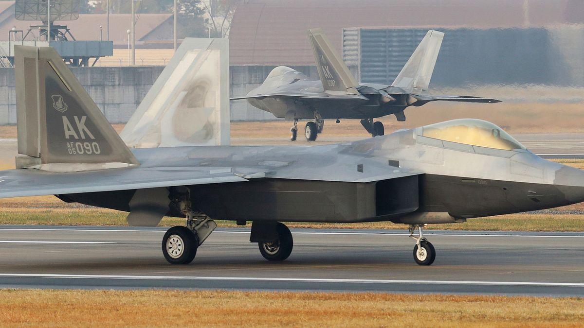 F-22。(美聯社) F-22。(美聯社)