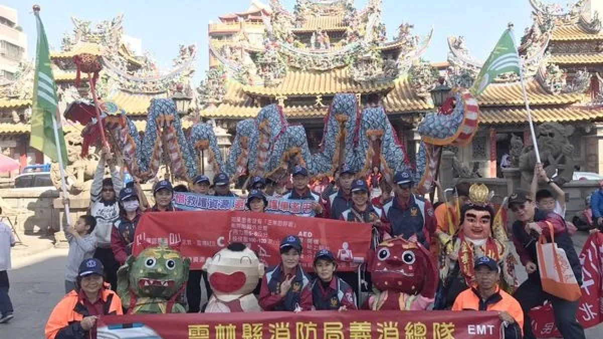 自救救人保家園 消防員上街宣導防災知識