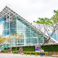 桃園市立美術館工程進度落後,面臨缺工缺料,遇到減項發包的狀況。(圖/桃園市政府提供) 桃園市立美術館工程進度落後,面臨缺工缺料,遇到減項發包的狀況。(圖/桃園市政府提供)