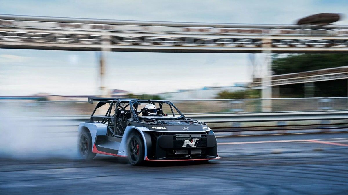 極致性能的電動拉力實驗車 現代RN24亮相 極致性能的電動拉力實驗車 現代RN24亮相