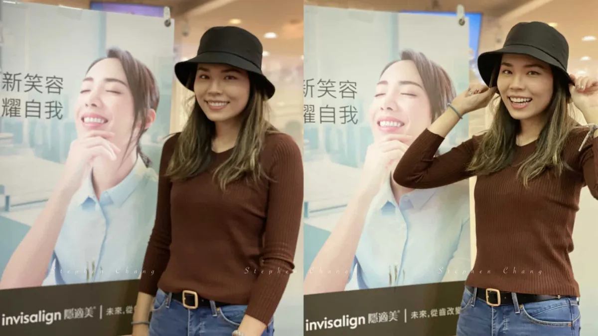 瑞比牙醫診所隱適美隱形矯正患者,矯正後展現自然自信的笑容。(圖片來源/瑞比牙醫)