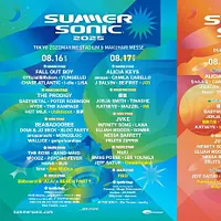 "SUMMER SONIC 2025"、ステージ別&国内アーティスト勢が発表された。(SUMMER SONIC 公式ホームページより) "SUMMER SONIC 2025"、ステージ別&国内アーティスト勢が発表された。(SUMMER SONIC 公式ホームページより)