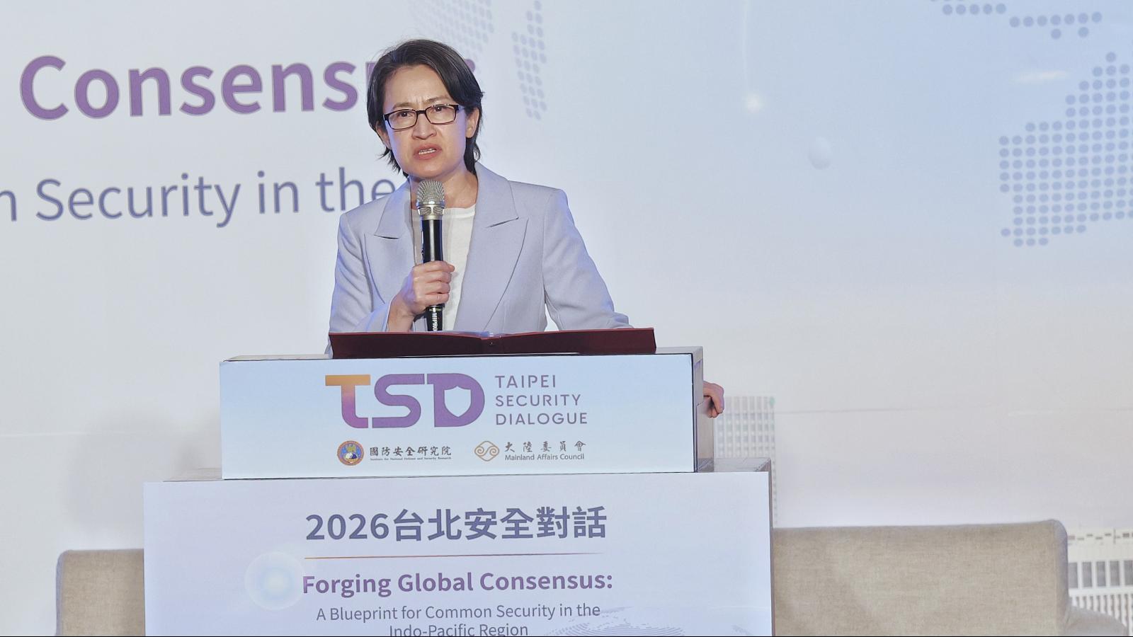 台北安全對話》台灣國防優先項目有哪些?蕭美琴曝「3大重點」:不對稱、防空與這產業
