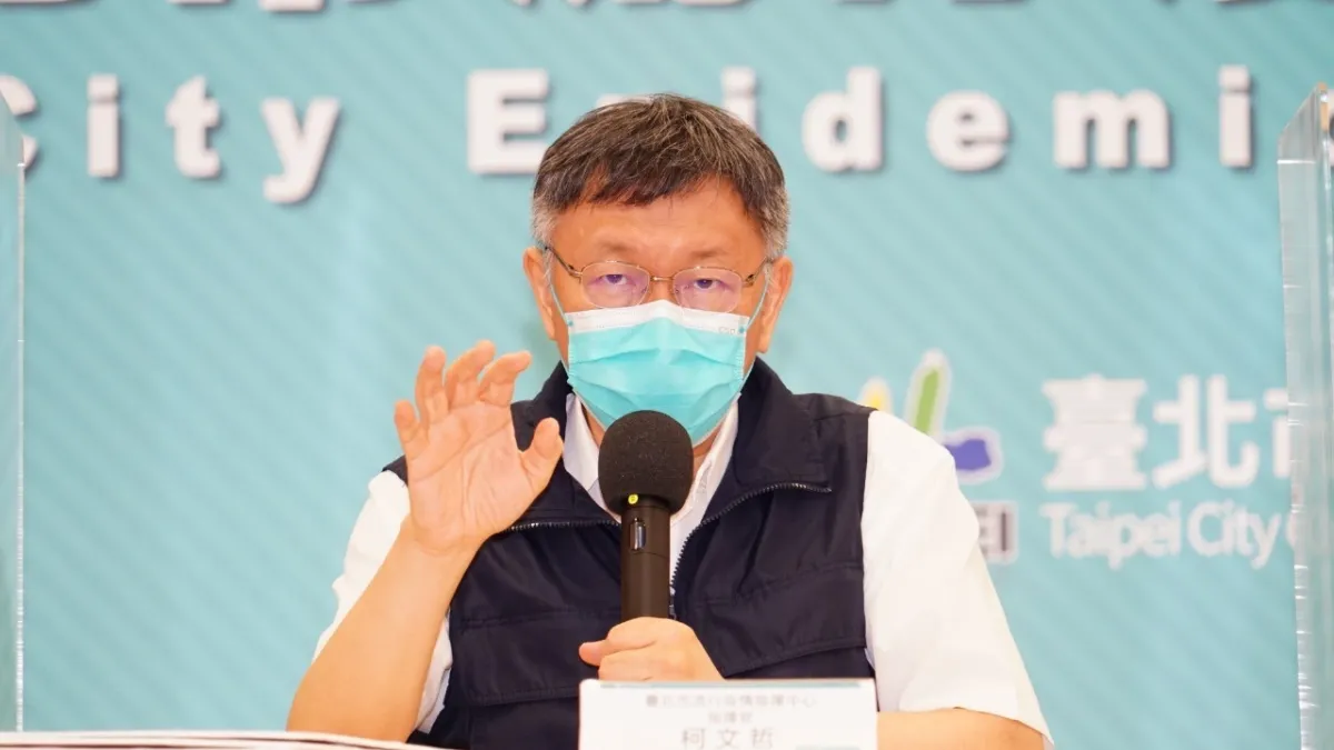 台北市長柯文哲說,疫情爆發這2個月來,對餐廳、夜市有很大傷害,不過現階段放寬內用群聚吃飯一定要擺最後。(資料照,北市府提供)