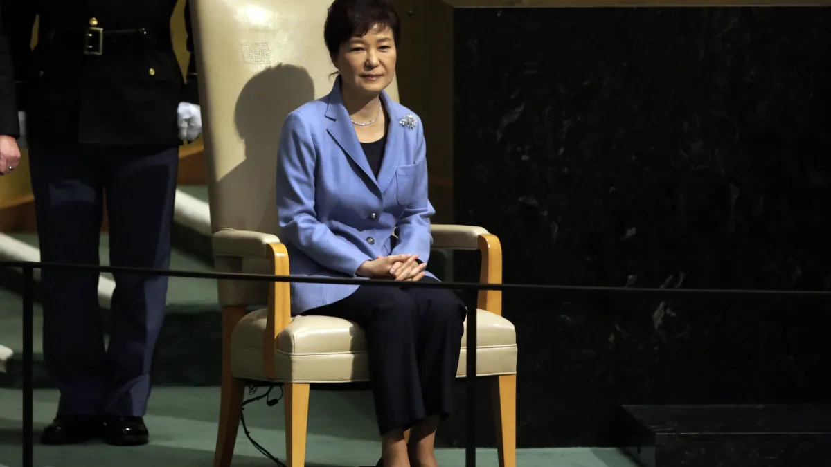 南韓總統朴槿惠13日啟程訪美,16日與歐巴馬進行會談。(美聯社資料照)