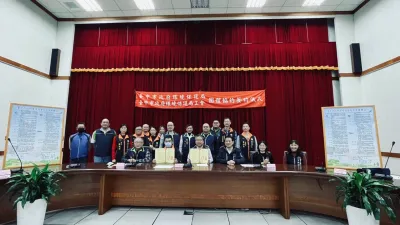 臺中市政府環保局工會團體協約簽約團體。(圖/台中市政府)