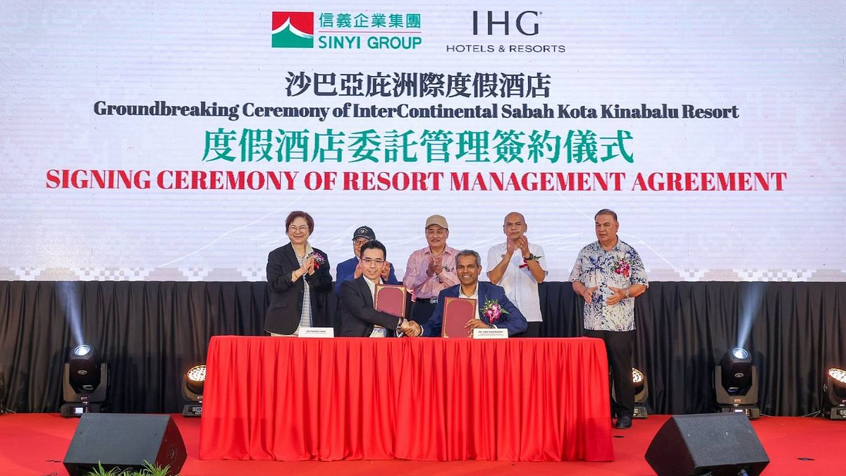 信義企業集團觀光旅遊事業群總監周君澔與IHG洲際酒店集團東南亞及韓國常務董事Rajit Sukum。(圖/信義集團提供) 信義企業集團觀光旅遊事業群總監周君澔與IHG洲際酒店集團東南亞及韓國常務董事Rajit Sukum。(圖/信義集團提供)