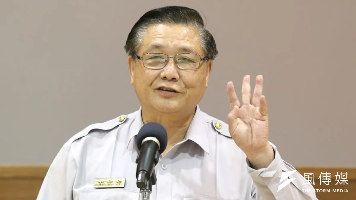 台北市政府警察局長黃昇勇表示,411當天是他下令「請離」在立法院廣場的群眾,事後才向長官報告。(吳逸驊攝)