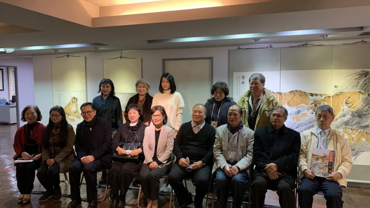 歐陽鯤「箕山之作」畫展在1月9日於高市中國書畫學會會館開幕。(圖/藝術家歐陽鯤提供)