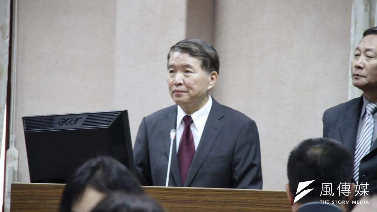 國防部長高廣圻14日到立院備詢。(朱明攝)