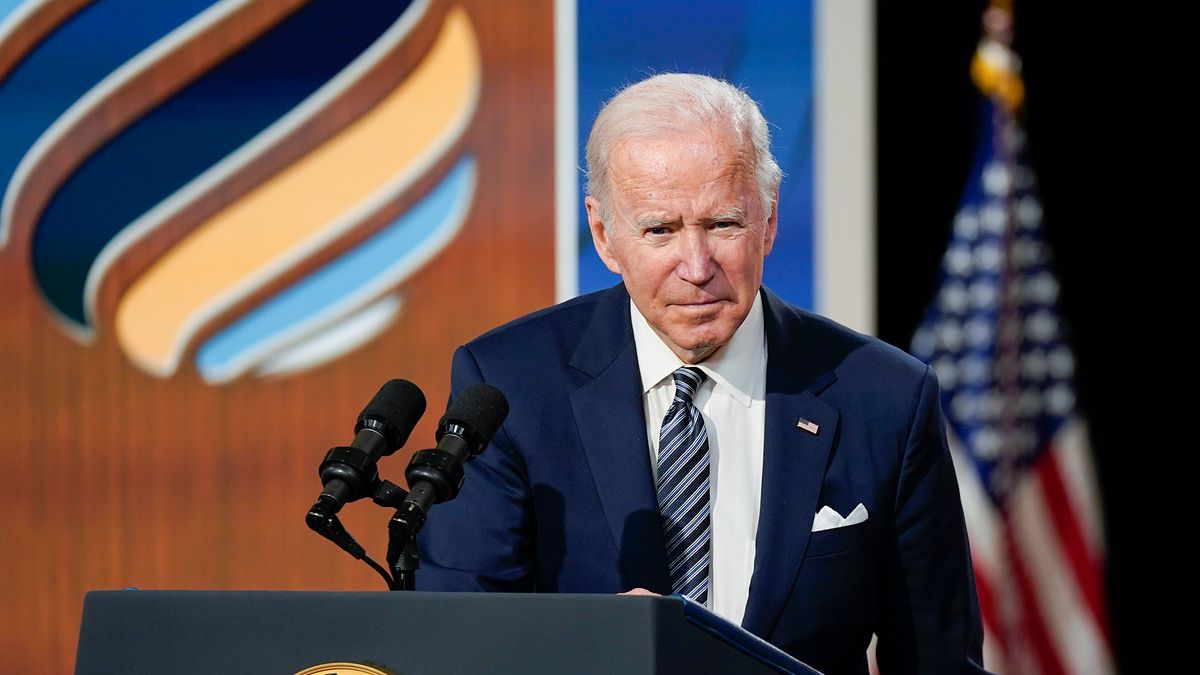 2021年12月10日,美國總統拜登在「民主峰會」閉幕式上發表談話。(資料照,美聯社) 2021年12月10日,美國總統拜登在「民主峰會」閉幕式上發表談話。(資料照,美聯社)