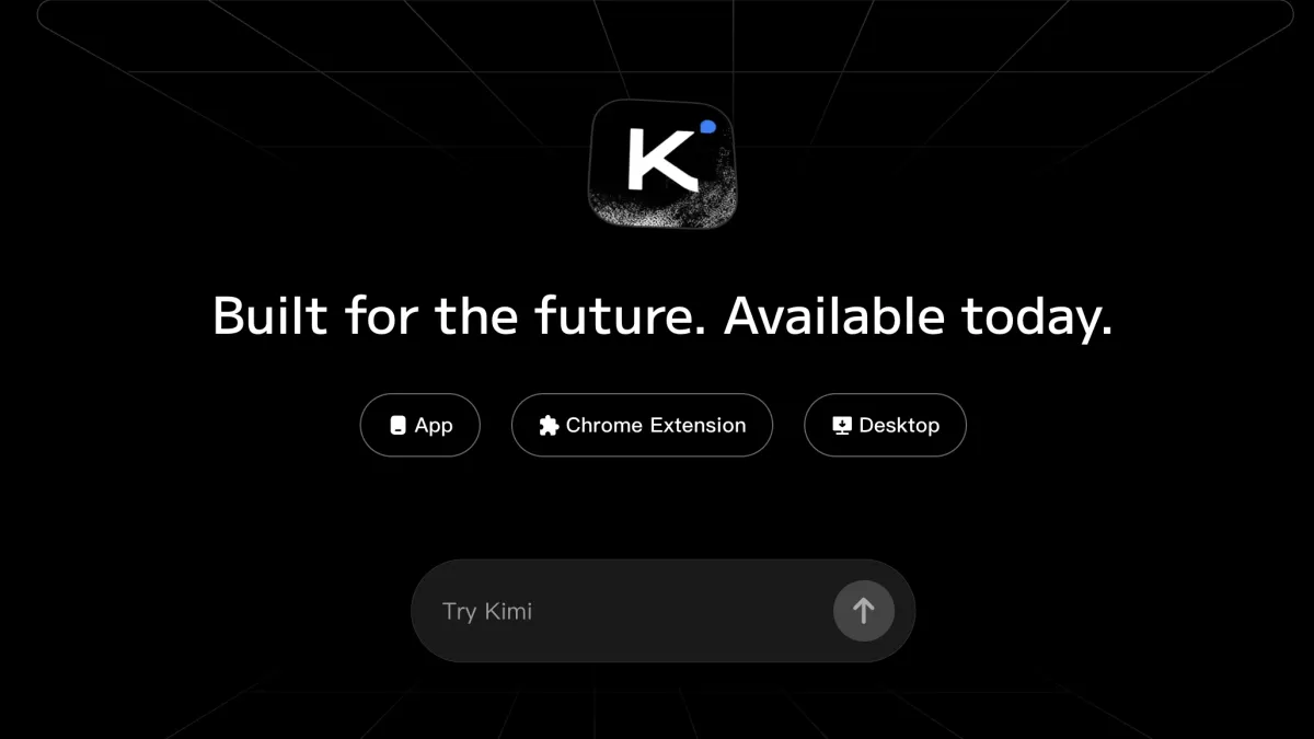 Moonshot AI website.(Screenshot of moonshot.cn webpage)