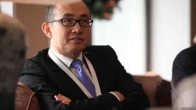 2012年12月,Soho中國公司董事長潘石屹參加美國“駐華大使投資論壇”。(美國駐華使館照片)