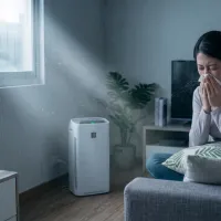 台灣梅雨季濕度經常超過70%,潮濕環境有利黴菌生長。專家建議透過除濕、通風及定期清潔等方式維持良好室內環境品質,降低黴菌與灰塵累積。(圖/業者提供) 台灣梅雨季濕度經常超過70%,潮濕環境有利黴菌生長。專家建議透過除濕、通風及定期清潔等方式維持良好室內環境品質,降低黴菌與灰塵累積。(圖/業者提供)