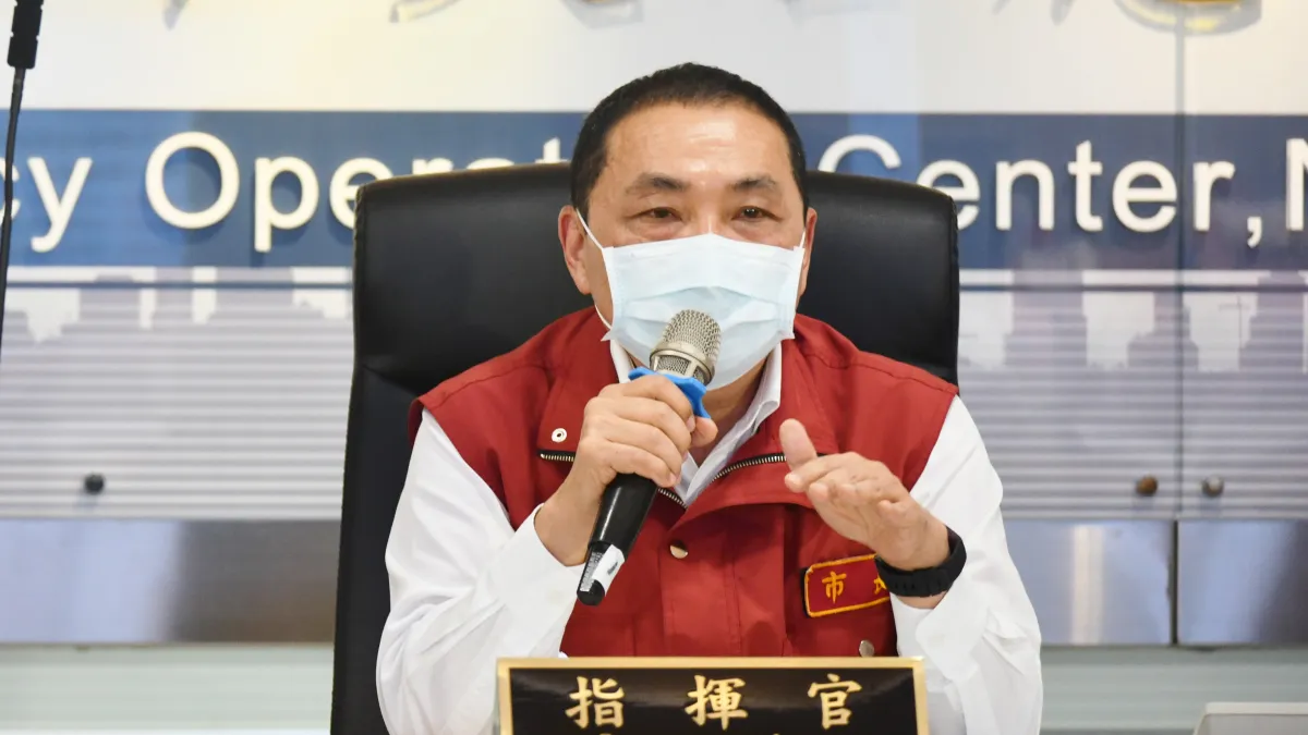 疫情期間,包括侯友宜在內的地方首長,滿意度都上升不少。(資料照,新北市政府提供)