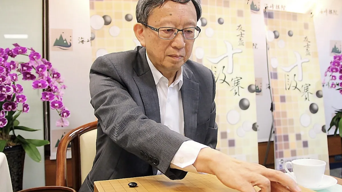 健喬集團林智暉董事長。(海峰棋院)