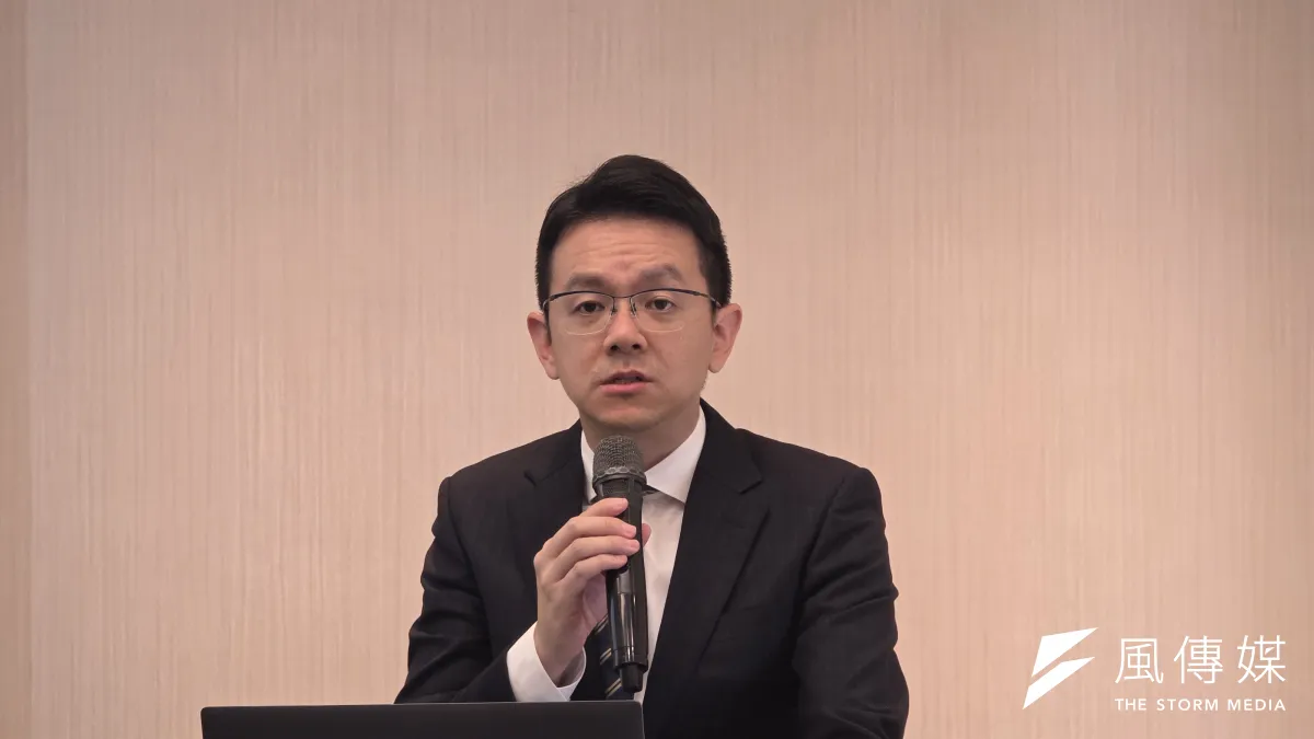 寬量國際資深顧問何柏杰。(魏鑫陽攝)