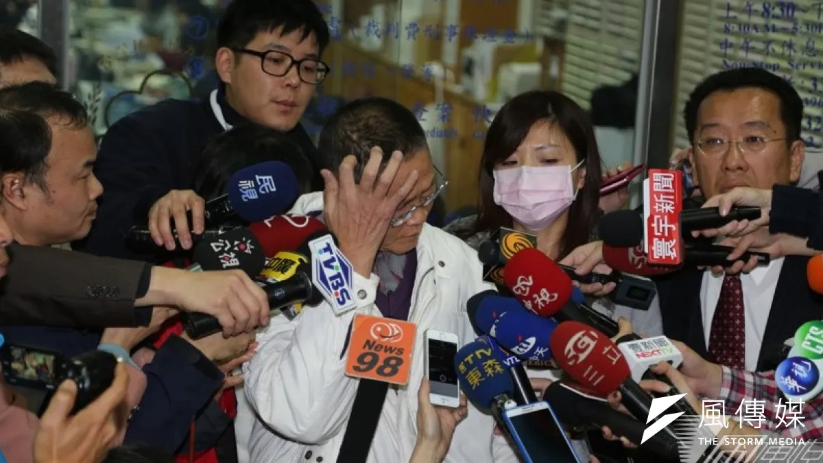 洪仲丘案一審輕判震撼台灣,洪家人難掩失望。 (余志偉攝)