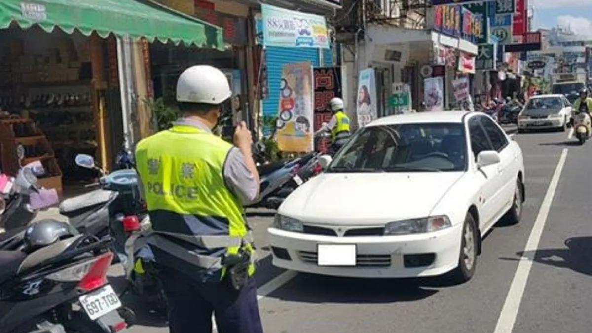 還給用路人良好道路環境 東港警強力掃蕩違停車輛