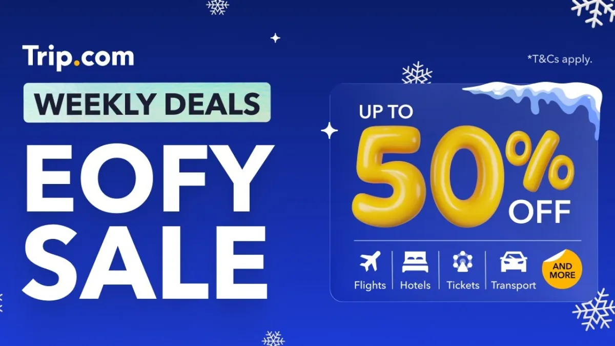 Trip.com Kicks Off Winter Travel Season with EOFY Mega Sale and Massive Flight Perks