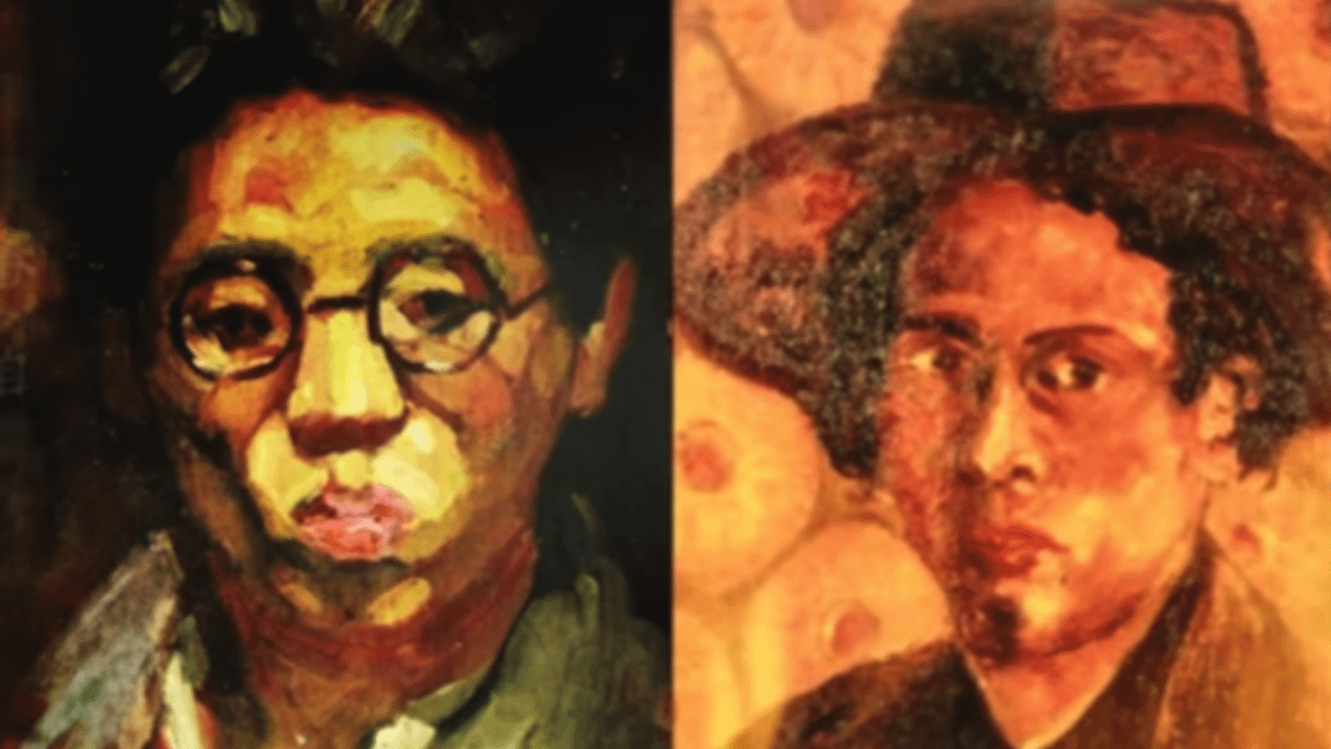 「我不會講話,我用畫來說我的話,畫對我比什麼都能表達我的心情……」(圖片:台灣網路美術館) 「我不會講話,我用畫來說我的話,畫對我比什麼都能表達我的心情……」(圖片:台灣網路美術館)