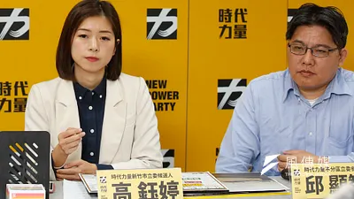 外界預估,高鈺婷(左)將是參選下任新竹市長的大熱門。(郭晉瑋攝)