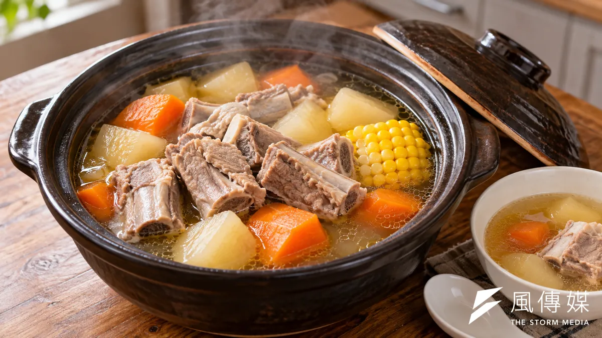 想煮出湯頭清甜、肉質軟嫩的排骨湯,可以從挑選部位與控制燉煮火候著手。(示意圖/AI生成)