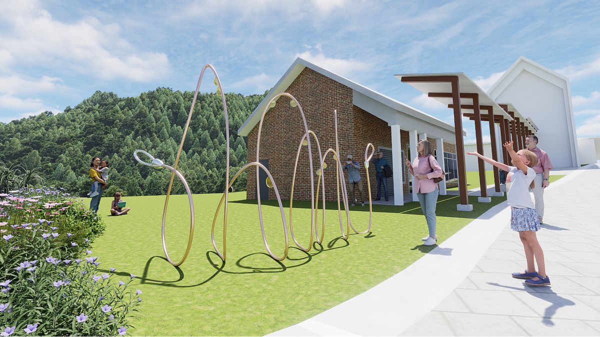 瑞芳動物之家建置公共藝術,人與動物「心繫同遊,自由心跳,走向願景」! 毛寶貝看見牽繩心花怒放悸動,自由即將展開!