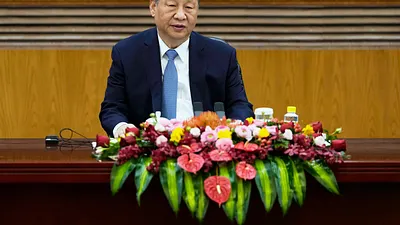 中國國家主席習近平出發東南亞為美中貿易戰找幫手。 (資料照,美聯社)