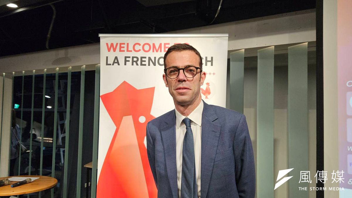 フランス在台協会の龍燁(フランク・パリス)主任。(写真/王秋燕撮影) フランス在台協会の龍燁(フランク・パリス)主任。(写真/王秋燕撮影)