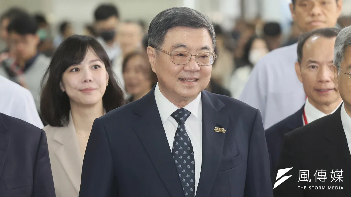 行政院長卓榮泰19日出席「台灣機器人與智慧自動化展」暨「台北國際自動化工業大展」開幕典禮。(柯承惠攝)