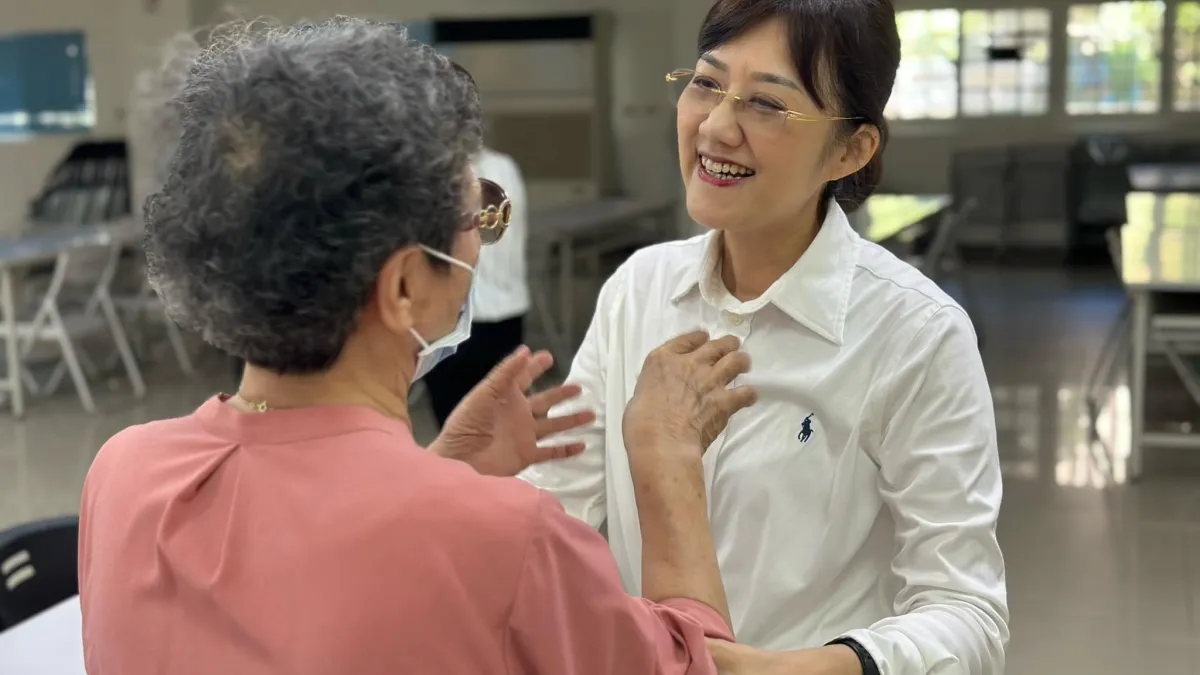 民眾黨主席柯文哲胞妹柯美蘭針對林志潔在臉書發文對她批評,表示新竹市需要的是願意做實事的立法委員,而不是另一個柯建銘。(取自柯美蘭臉書)