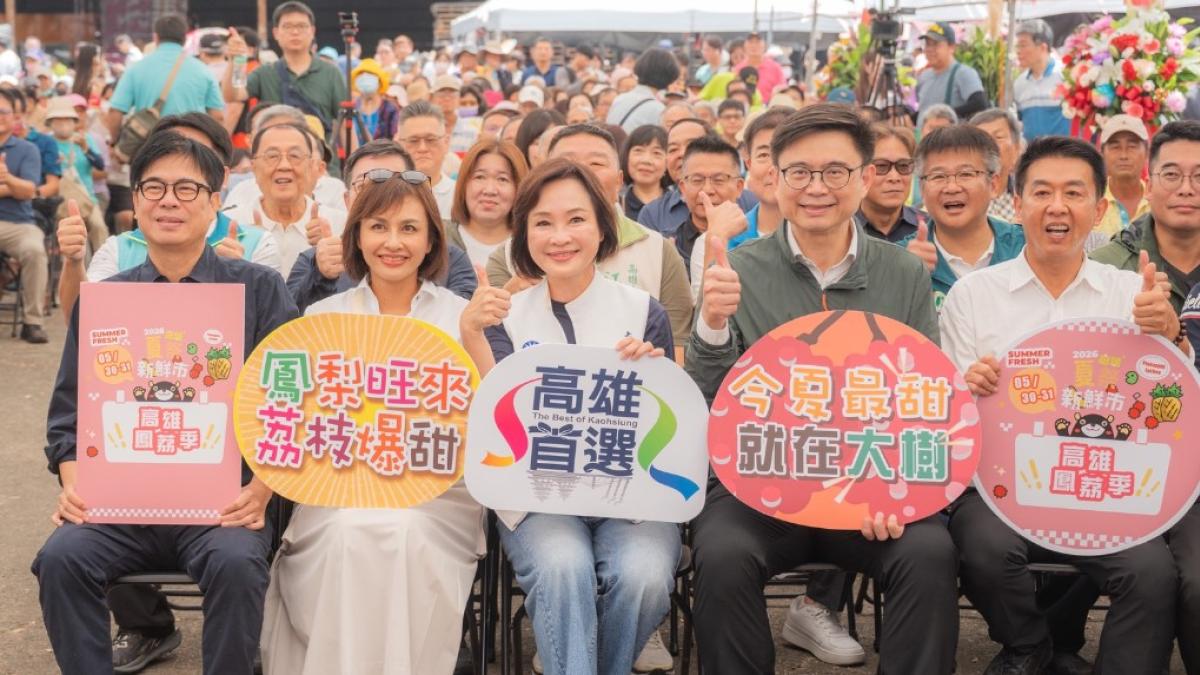 挺農民、顧教師!鳳荔季大啖玉荷包 柯志恩盼持續完善運銷體系做農民後盾