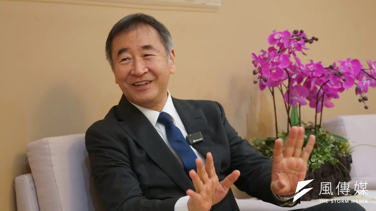 Nobel Prize in Physics laureate Takaaki Kajita speaks exclusively with 風傳媒. (Photo by Tsai Chin-chieh)