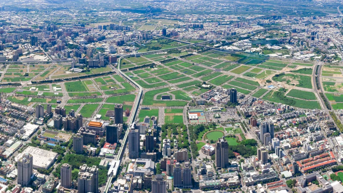 中市政府將於3月初標售13、14期抵費地,以償還公共設施開發成本,並減輕每年約3.68億餘元貸款利息壓力。(圖/台中市政府)