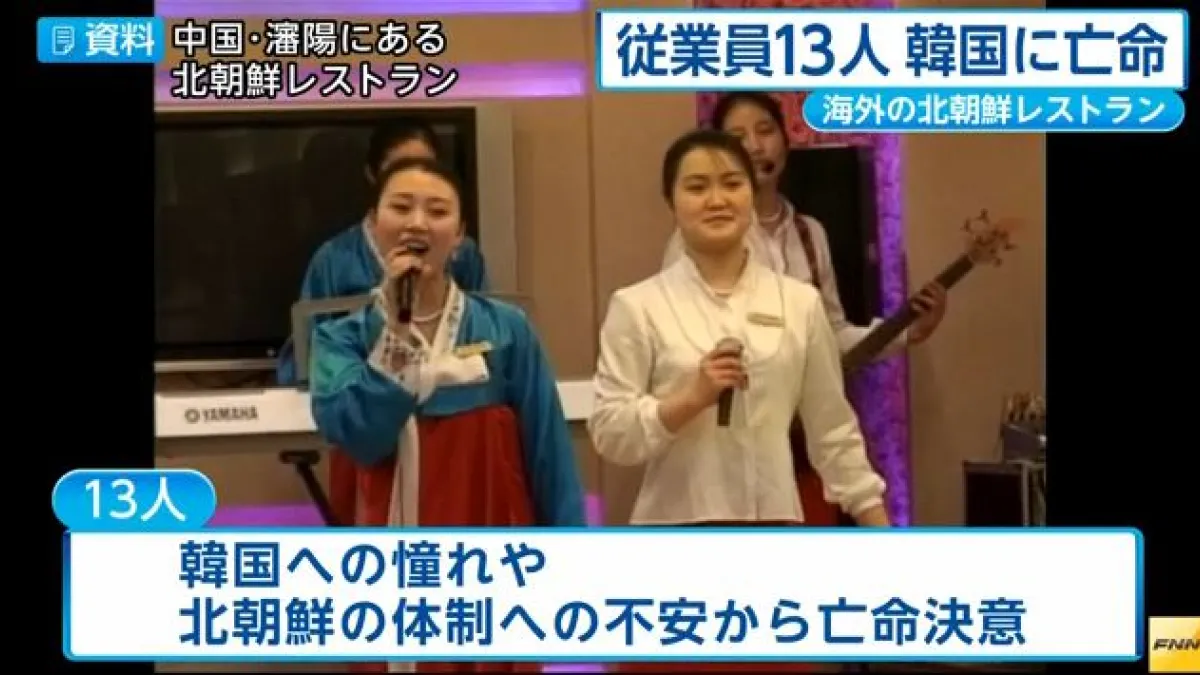 南韓統一部8日公布,南韓政府於7日接受13名歸順的脫北者。(翻攝影片)
