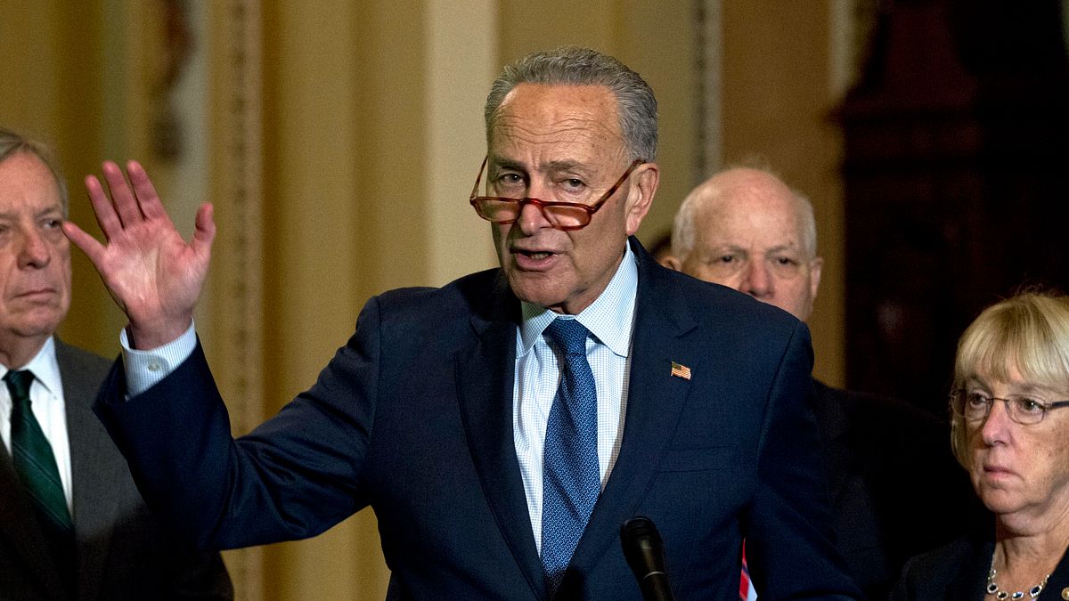 美國聯邦參議院民主黨領袖舒默(AP) 美國聯邦參議院民主黨領袖舒默(AP)