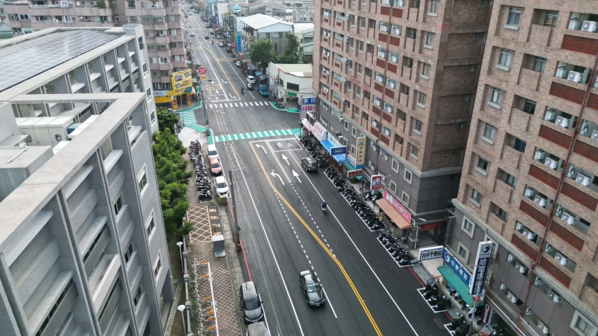 中央列管台中市63處易肇事路口,市府全數改善完成。(圖/台中市政府)