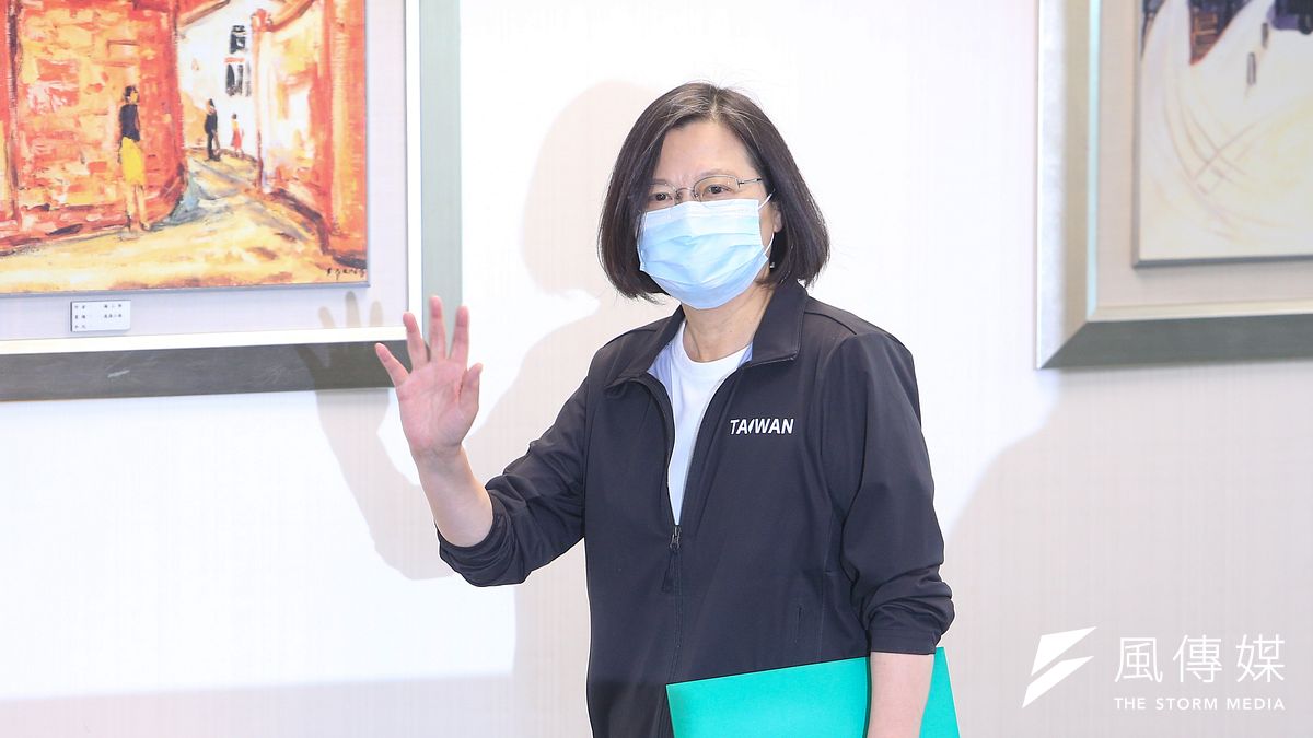 20200909-總統蔡英文9日出席民進黨中常會。(顏麟宇攝) 20200909-總統蔡英文9日出席民進黨中常會。(顏麟宇攝)