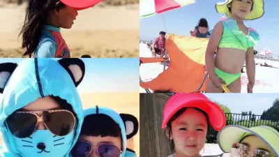 初夏出遊穿出兼具防曬親子裝 可愛爆表亮眼吸睛!(圖/業者提供)