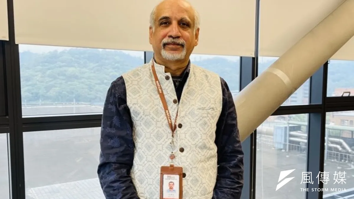 國家地震工程研究中心研究員Vivek Walia。(謝錦芳攝)